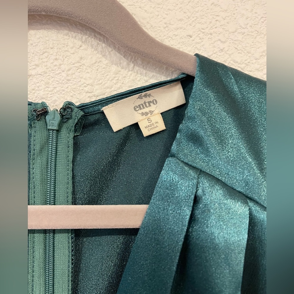 Forest Green Mini Dress. Size Small